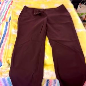 Maroon dress slacks